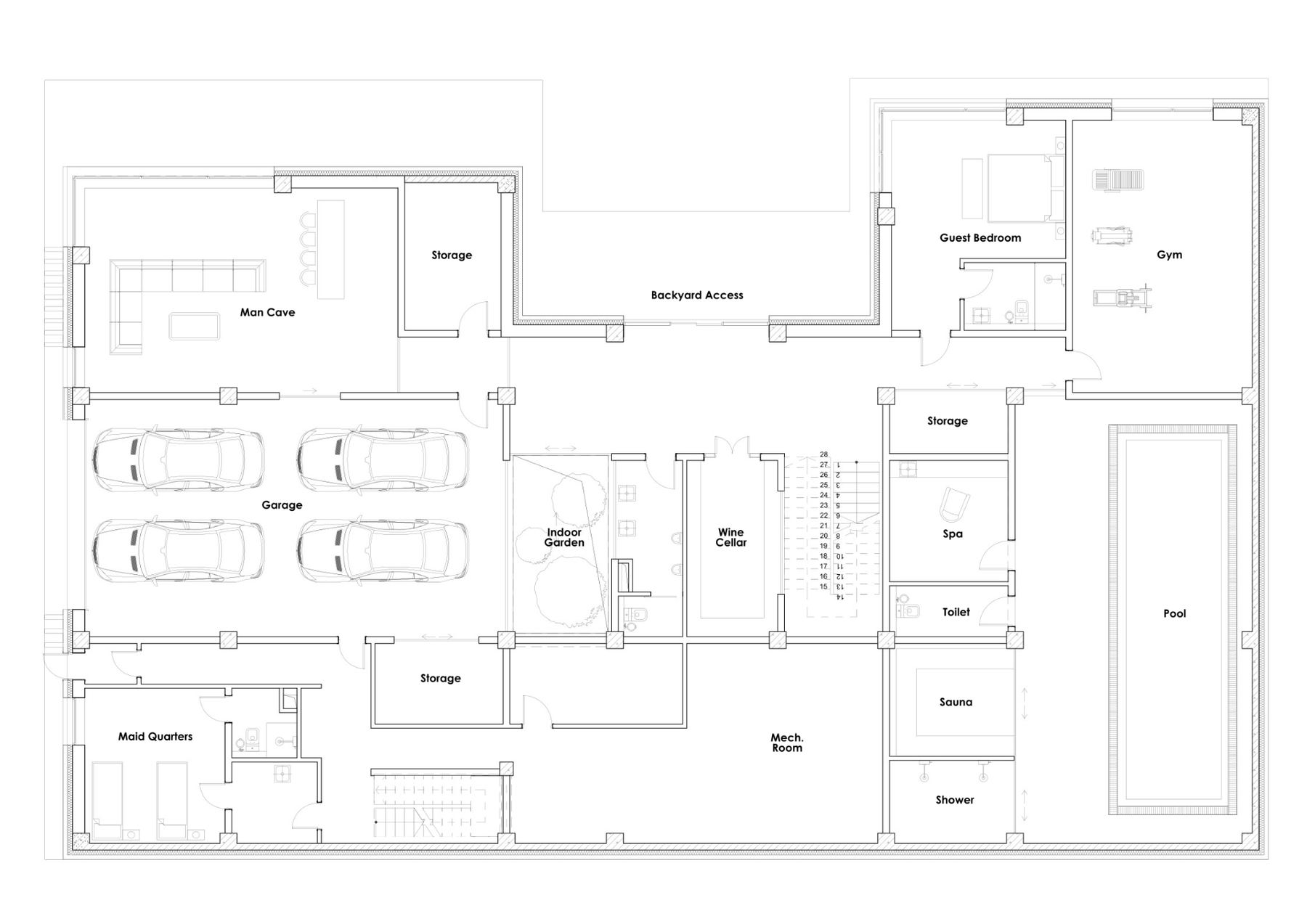 N1 Residence — Ground Floor