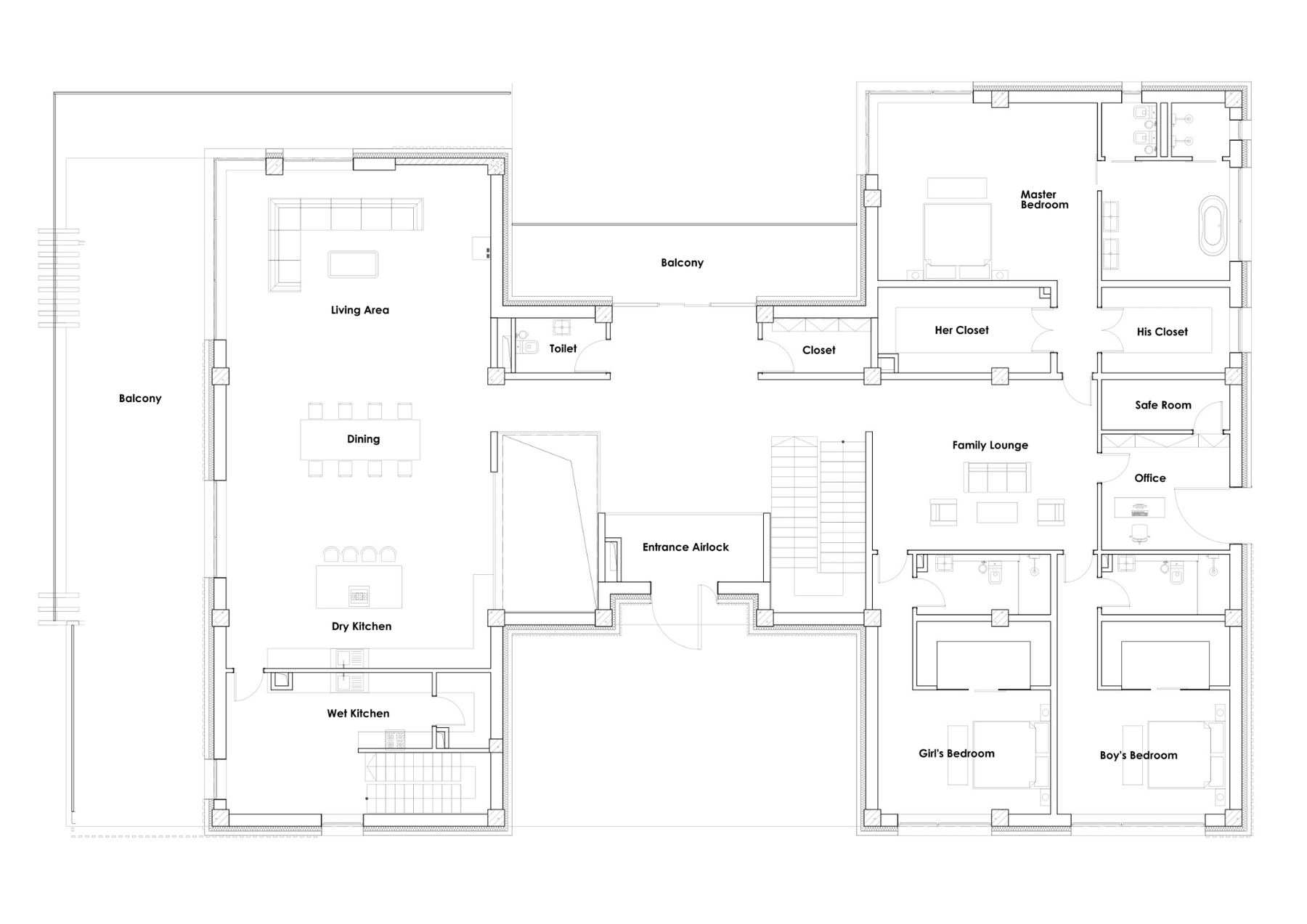 N1 Residence — Main Floor